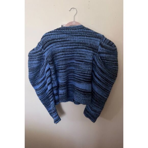 NAADAM NWT 
Space-Dye Puff-Sleeve Cardigan size large - Picture 6 of 7